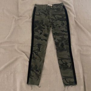 Driftwood camo Jackie high waist skinny jeans.